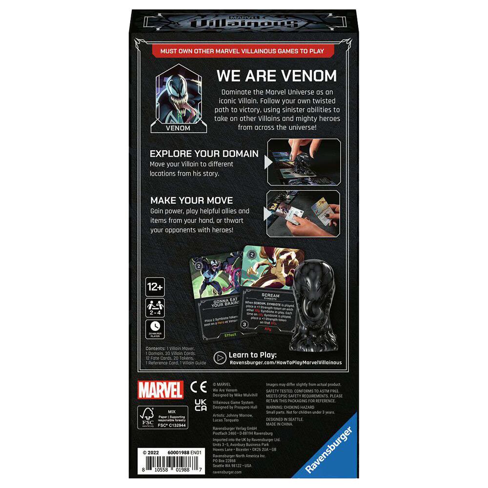 Villainous : Marvel - We are Venom Expansion